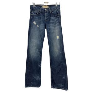 William Rast Billy Flare Jeans mens Size 30 distressed medium wash made in USA